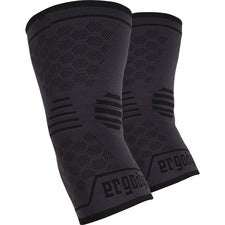 Ergodyne ProFlex 651 Elbow Compression Sleeve 9.06" to 10.63" Elbow Circumference - Black - Elastic - 1 Each