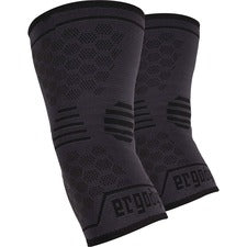 Ergodyne ProFlex 651 Elbow Compression Sleeve 11.02" to 12.60" Elbow Circumference - Black - Elastic - 1 Each