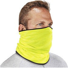 Ergodyne 6491 Lime Reversible Thermal Multi-Band Fleece, Polyester - Lime