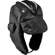Ergodyne 6802Z Zippered Trapper Hat Small (S)/Medium (M) Size - Nylon, Oxford Nylon - Black