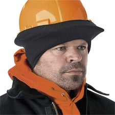 Ergodyne 6810 Stretch Cap - Half Style Polyester - Black - Half Cap Style, Stretchable - 1 Each