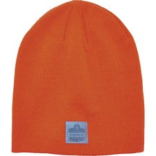 Ergodyne 6812 Ribbed Knit Beanie Acrylic - Orange