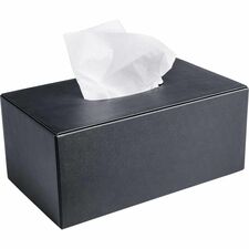 Dacasso Leatherette Tissue Box Cover Leatherette, Faux Leather