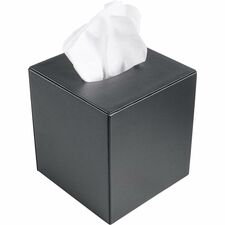 Dacasso Leatherette Tissue Box Cover Leatherette, Felt, Velveteen