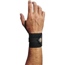 Ergodyne ProFlex 420 Wrist Wrap Black - Elastic, Woven - 6 / Carton