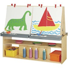 young Time 4 Station Art Center 42" Height x 48.5" Width x 23.5" Depth - Baltic - 1 Each