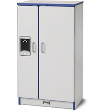 Rainbow Accents - Culinary Creations Kitchen Refrigerator - Blue 1 Each - Blue, Gray, Chrome
