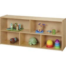 young Time 2-shelf Storage Unit 2 Shelf(ves) - 21.50" Height x 48" Width x 12" Depth - Rounded Edge, Durable, Laminated, Easy to Clean, Rounded Corner - Baltic - Thermally Fused Laminate - 1 Each
