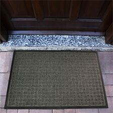 Floortex Doortex&reg; Ribmat Charcoal Heavy-Duty Door Mat in - 24" x 36" 36" Length x 24" Width x 0.400" Depth - Rectangular - Synthetic Fiber, Natural Fiber, Rubber - Charcoal - 1 Each