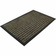Floortex Doortex&reg; Ultimat Brown Door Mat - 24" x 32" 32" Length x 24" Width x 0.250" Depth x 0.250" Thickness - Rectangular - Polypropylene, Fiber, Vinyl - Brown - 1 Each - TAA Compliant