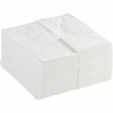 Dixie Dinner Napkin 2 Ply - 1/8 Fold - 15" Width x 16" Length - Scrollwork Pattern - White - 126 / Pack