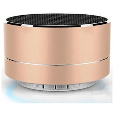 Compucessory Portable Speaker System - 3 W RMS - Yellow Battery Rechargeable - 1