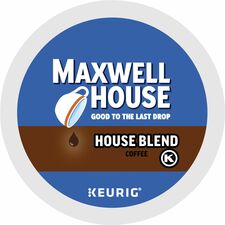 Maxwell House K-Cup House Blend Coffee Compatible with Keurig Brewer - Medium - K-Cup - House Blend - 24 / Box