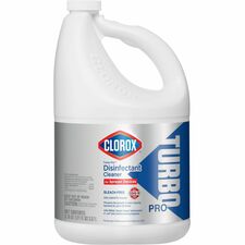 Clorox Turbo Pro Disinfectant Cleaner for Sprayer Devices 121 fl oz (3.8 quart) - Fresh Scent - Bleach-free, Versatile, Antibacterial - White Bottle - 1 Each