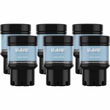 Vectair Systems V-Air MVP Dispenser Fragrance Refill Spray - 6000 ftÂ³ - Linen - 60 Day - Odor Neutralizer - 6 / Carton
