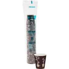 Solo ThermoGuard 12 oz Double Walled Paper Hot Cups 12 fl oz - Multi - Paper, Polyethylene - Hot Drink, Beverage - 30 / Bag