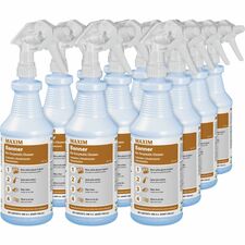 Midlab Banner Bio-Enzymatic Cleaner Ready-To-Use - 32 fl oz (1 quart) - Fresh Scent - White - 12 / Carton