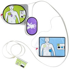 ZOLL CPR Uni-padz Univeral (Adult/Pediatric) Electrodes Green - 1 Each