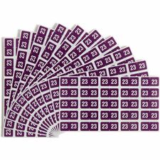 Smead ETS Color-Coded Year Labels 1/2" Height x 1" Width - Rectangle - Purple - Laminated - 250 / Pack