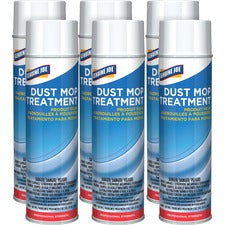 Genuine Joe Dust Mop Treatment 14 fl oz (0.4 quart) - Oil Based - Blue - 6 / Carton