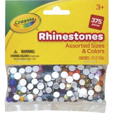 Creativity Street Creativity Street Rhinestones Assortment Multicolor - Plastic - 375 / Bag