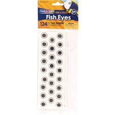 Creativity Street Creativity Street Fish Eyes Puppet, Art Project, Craft Project - Black, Clear - 124 / Pack