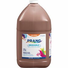 Prang Washable Tempera Paint 1 Color(s) - Brown - 1 gal - Washable - 1 Each