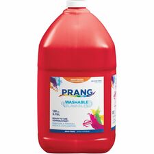 Prang Washable Tempera Paint 1 Color(s) - Red - 1 gal - Washable - 1 Each