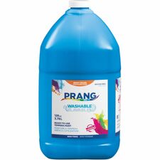 Prang Washable Tempera Paint 1 Color(s) - Turquoise Blue - 1 gal - Washable - 1 Each