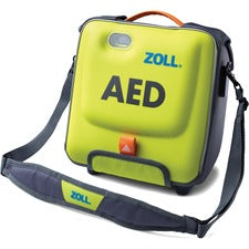 ZOLL Carrying Case ZOLL Defibrillator - Green Shoulder Strap, Handle - 13" Height x 12" Width x 7" Depth - 1 Each
