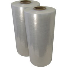 WP Eco-Wrap Micron Film 18" Width x 1500 ft Length x 0.6 mil Thickness - Resin - Clear - 192 / Pallet