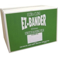 WP EZ Bander Stretch Film 3" Width x 1000 ft Length - Self-clinging, Residue-free - Linear Low-Density Polyethylene (LLDPE) - Clear - 1080 / Pallet