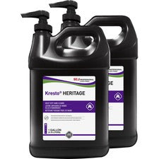 SC Johnson Super Heavy Duty Hand Cleanser Fresh Citrus Scent - 1 gal - Pump Bottle Dispenser - Soil Remover, Grease Remover, Adhesive Remover, Asphalt Remover - Hand, Industrial, Automotive - Clear - Non-toxic, Heavy Duty, Non-abrasive, Biodegradable, Ple