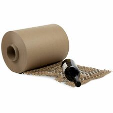 Scotch Cushion Lock Protective Wrap 12" Width x 1000 ft Length - Recyclable, Easy Tear - Brown - 1 Roll