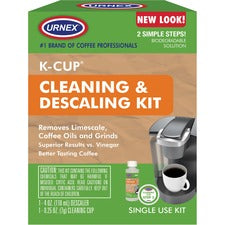 Urnex Single Brewer Cleaning Kit For Coffee Maker - 0.25 oz - Biodegradable, Phosphate-free, Odorless - Green - 1 Each