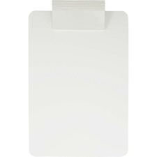 Saunders Antimicrobial Clipboard 8 1/2" x 11" Sheet Size - White - 1 Each