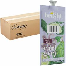 The Bright Tea Co. Earl Grey Black Tea Freshpack Compatible with Flavia Aroma, Flavia Creation 300, FLAVIA Creation 600 - Black Tea - 100 / Carton