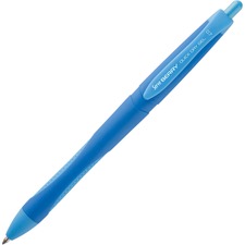 Serve Berry Quick-Dry Gel Ink Pen 0.7 mm Medium Pen Point - Retractable - Blue Ink - Gel-based - Blue Barrel - 1 Each