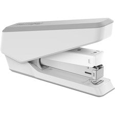 Fellowes LX850 Full Strip EasyPress Stapler - White Holds Upto 210 Staple - Full Strip - White - 1 Each