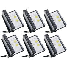DURABLE Table 10 Display Panel System Table - Support A4 Media - Sturdy, Rugged, Anti-glare, Non Expandable - Black - 6 / Carton