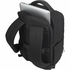 bugatti Carrying Case (Backpack) for 15.6" Notebook - Black Damage Resistant - Polyester Body - Shoulder Strap, Handle - 16.8" Height x 11.8" Width x 7.3" Depth - 1 Each