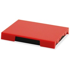Trodat 4727 Dater Replacement Pad 1.6" Height x 2.5" Width - Red - Plastic - 1 Each