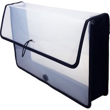Lion EXPAND-N-FILE File Wallet 3" Folder Capacity - Clear - 1 Each