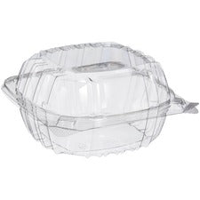 SEPG ClearSeal Hinged Lid Container Storing - Clear - Oriented Polystyrene (OPS) Body - 500 / Carton