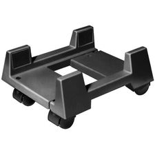 Data Accessories Company MP-63-BLK Mobile CPU Tower Stand 10.25" Width - Floor - Plastic - Black - TAA Compliant