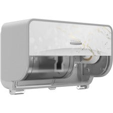 Kimberly-Clark Professional ICON Standard Roll Horizontal Toilet Paper Dispenser Coreless - 2 x Roll - Cherry Blossom - Refillable, Key Lock - 1 Each