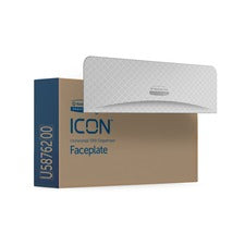 Kimberly-Clark Professional ICON Standard Roll Horizontal Toilet Paper Dispenser Faceplate 3.6" x 12" x 1.5"