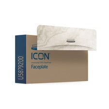 Kimberly-Clark Professional ICON Standard Roll Horizontal Toilet Paper Dispenser Faceplate 3.6" x 12" x 1.5"