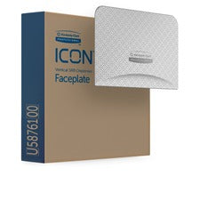 Kimberly-Clark Professional ICON Standard Roll Vertical Toilet Paper Dispenser Faceplate 4.3" x 6" x 1.5"