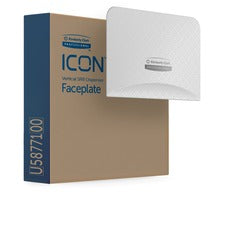 Kimberly-Clark Professional ICON Standard Roll Vertical Toilet Paper Dispenser Faceplate 4.3" x 6" x 1.5"